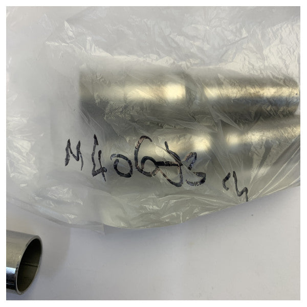 Rustfritt stål marine slangeredusering 25 mm til 19 mm - yacht-hardware E31 E333 E36