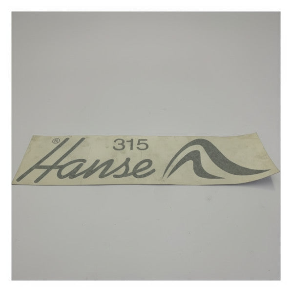 Autocollant de coque Hanse Yachts H315 451x110mm RAL9011 noir graphite