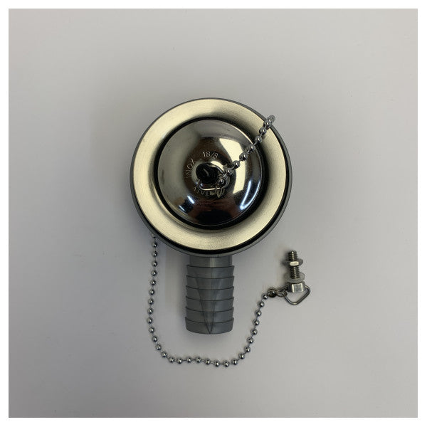 Barka PF2535 Ensemble de vidange pour évier marin - acier inoxydable 18/8 à profil bas