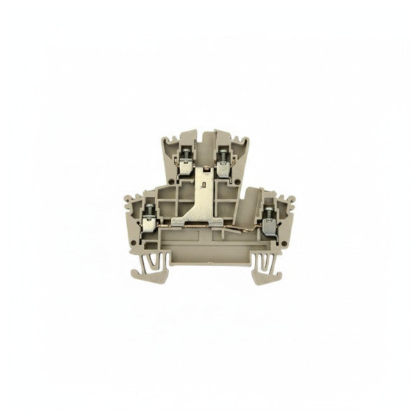 Bloc de jonction traversant WDK 2,5 V 4x2,5 mm2 pour rail DIN, connecteur électrique