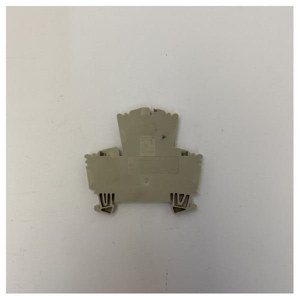 Bloc de jonction traversant WDK 2,5 V 4x2,5 mm2 pour rail DIN, connecteur électrique
