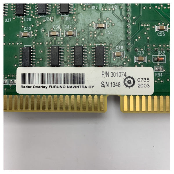 Carte de superposition radar ROV PCB ECDIS Furuno pour FEA-2107/FEA-2807 - 301074 - 24S0105-0