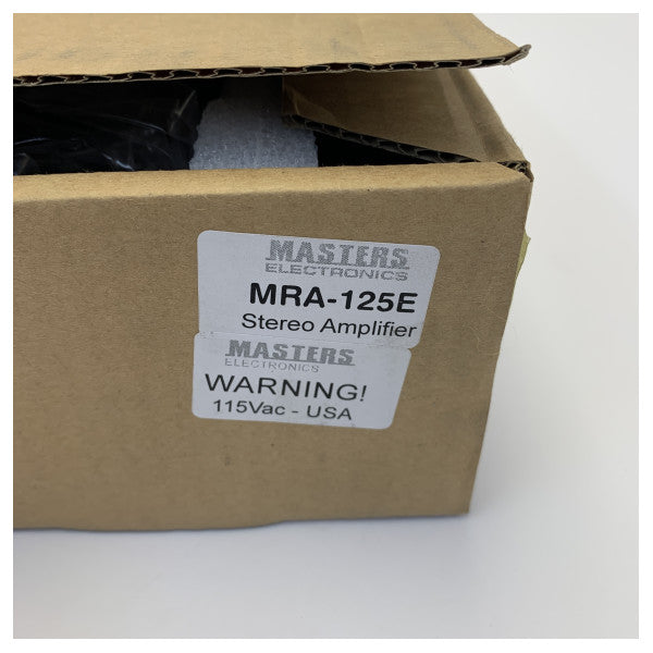 Masters MRA 125 USA 高性能アンプ - 未使用の新品状態