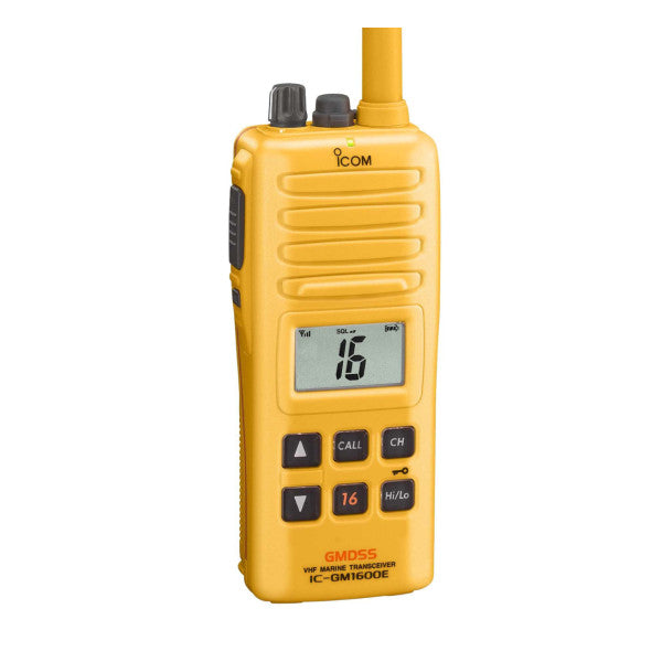Radio VHF portatile GMDSS Icom IC-GM1600E - Comunicazione affidabile per le emergenze marittime