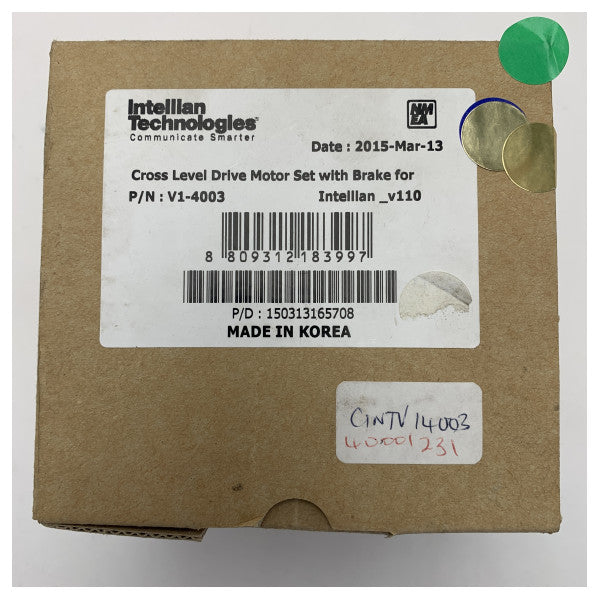 Intellian V1-4003 Cross Level Drive Motor Set med broms för V110