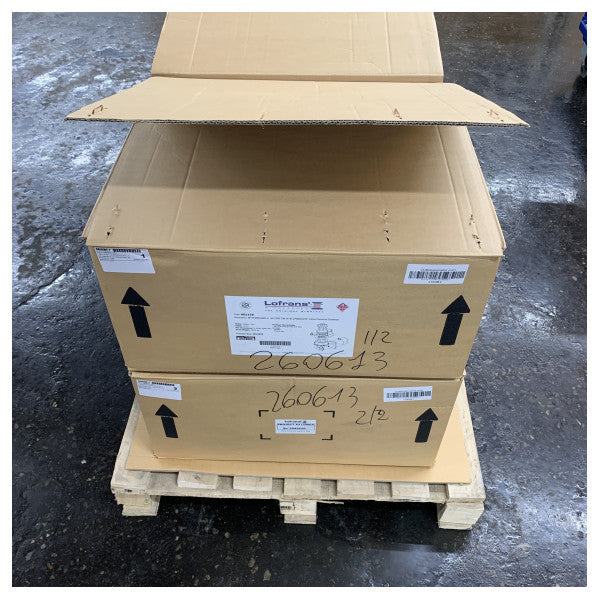 Lofrans X4 مرساة رأسية 2.7 كيلوواط 24 فولت 14 مم ISO4565 بمحرك قابل للعكس RH