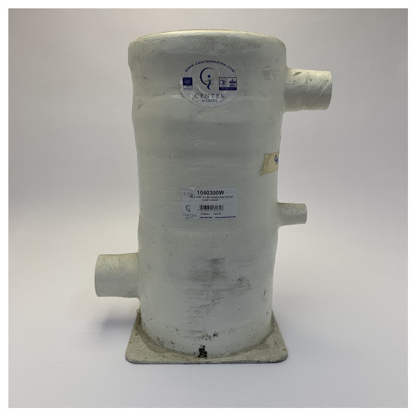 Centek Combo-Sep 1040300 Marine udstødningslyddæmper-separator 3,00 x 2,50 x 1,50 tommer