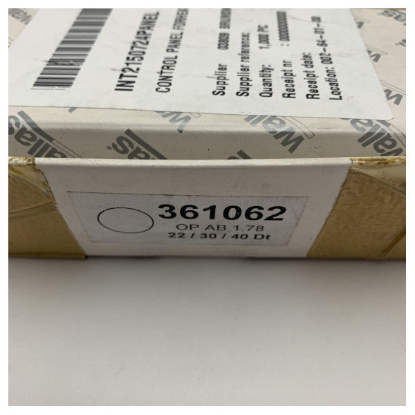 Πίνακας ελέγχου θερμαντήρα Wallas DT-series τύπου 361062