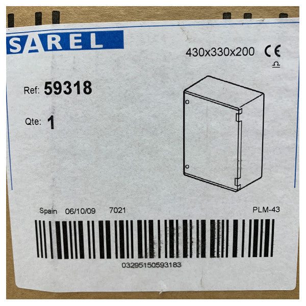 Sarel Marine Grade 380V Control Box Enclosure for Capstain - устойчив на атмосферни влияния, издръжлив, лесен монтаж
