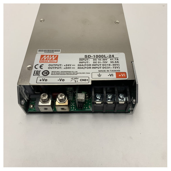 Mean Well SD-1000L-24 محول التيار المستمر/التناوب المستمر البحري 24 فولت 960 واط لإمداد الطاقة المستقر