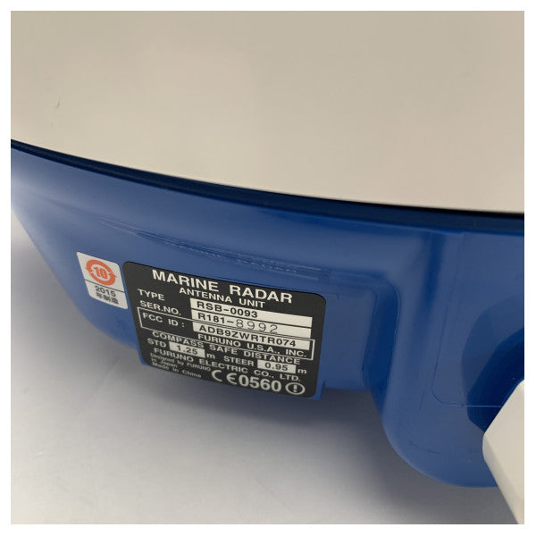 Radôme Furuno Marine Radar Model 1623-E-10M 10-30VDC avec traceur radar 6 pouces
