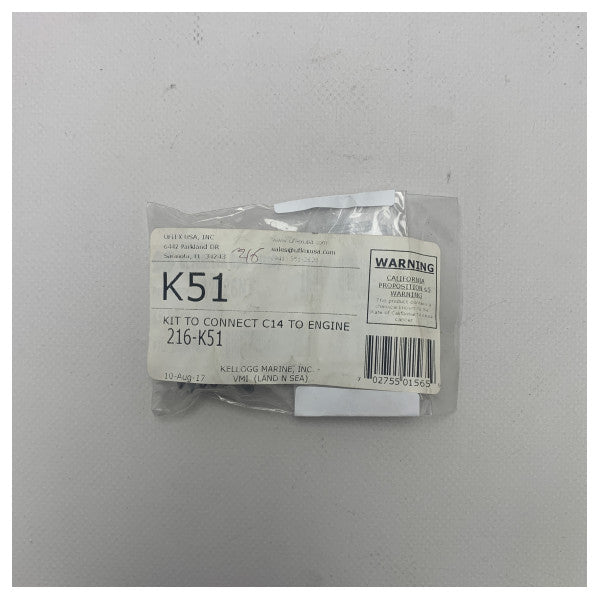 Uflex Ultraflex K51 kit de connexion du câble de direction type OMC