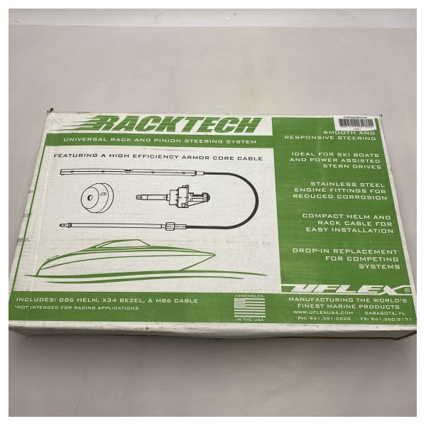 Système de direction à crémaillère UFLEX Racktech pour bateaux marins à assistance électrique ��� Durable, facile à installer, résistant à la corrosion