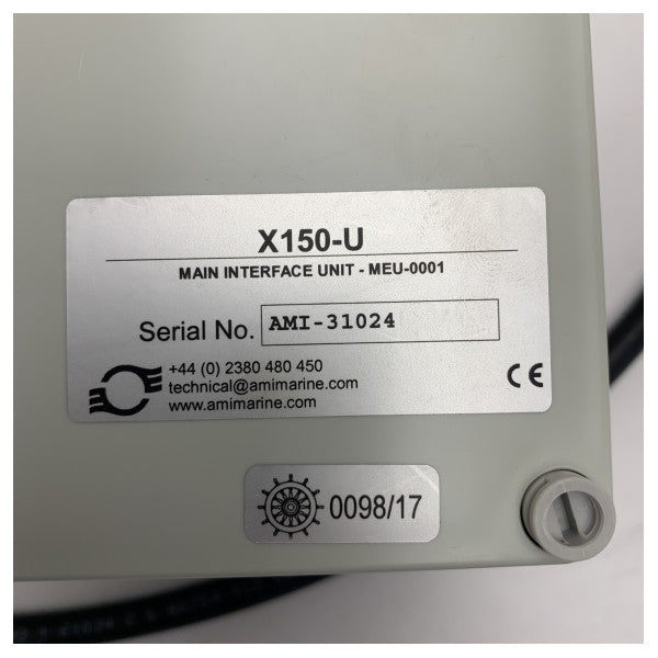 AMI X-VHFR sistema ta' reġistrazzjoni tad-data bażika bi 64GB għall-VHF u l-audio tal-pont