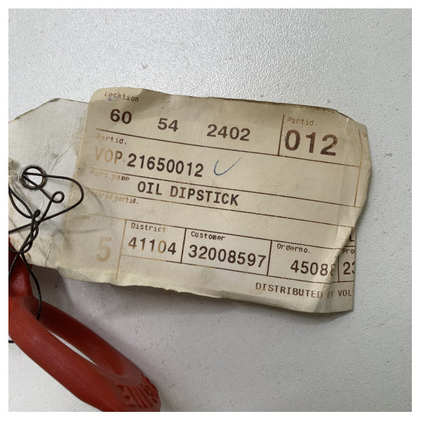 Volvo Penta Engine Oil Dip Stick New - 21650012