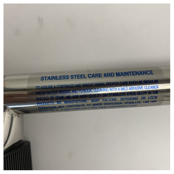 Échelle de bateau marine pliable à 4 marches en acier inoxydable 304 avec des marches en caoutchouc antidérapantes