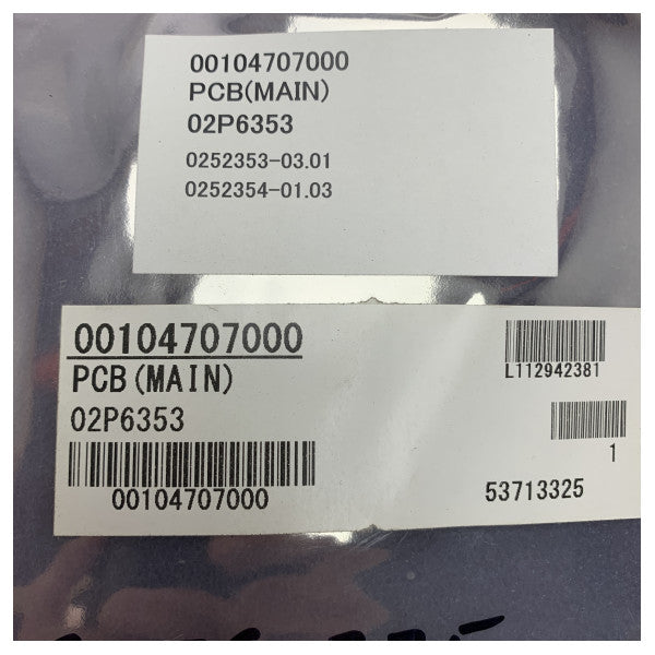 Furuno Fish Finder PCB 02P6353A Main Board for Reliable Underwater Signal Processing (Carte mère du détecteur de poissons Furuno 02P6353A pour un traitement fiable des signaux sous-marins)