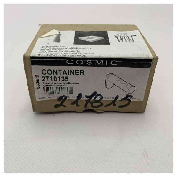حامل فرشاة أسنان كوزميك كروم 2710135 - منظم حمام معدني متين مقاوم للصدأ للبيئات البحرية والرطبة