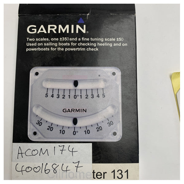 Clinomètre marin Garmin ��35�� pour un contrôle précis de l'angle de gîte et du Powertrim sur les bateaux