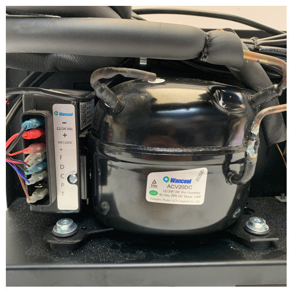 Dometic CD20 20L køleskab med kompressorskuffe i rustfrit stål 12/24V