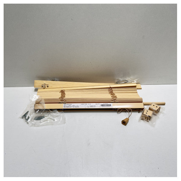 ستارة أديالوكس البحرية الخشبية الفينيسية 63x68 سم - حماية متينة من الشمس للقوارب والسفن