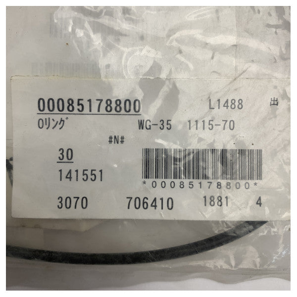 Furuno Marine Sonar O-Ring CH-250 AS568-257 Durable Waterproof Seal 30mm Pack of 30