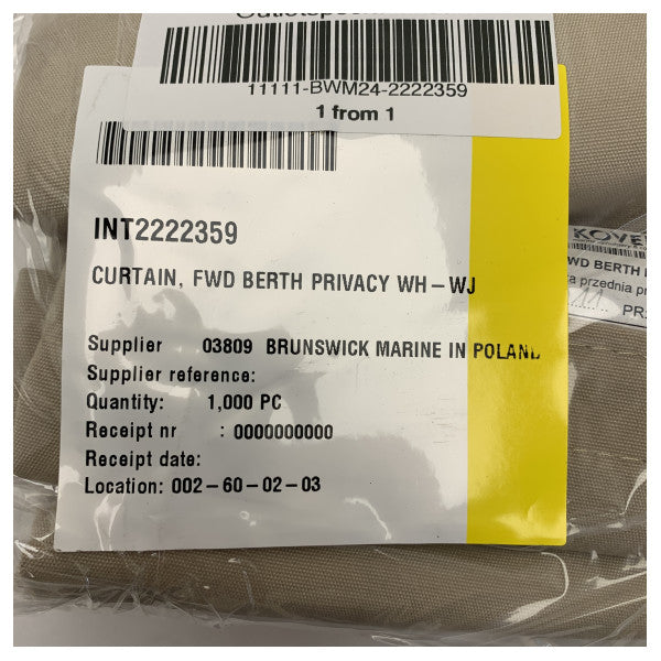 Rideau de confidentialité de cabine avant Quicksilver 755 Weekend - 2222359