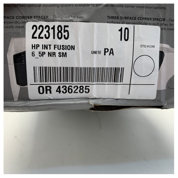 フュージョン6.5インチシャローマウントスピーカーブラック100W - 010-02263-11