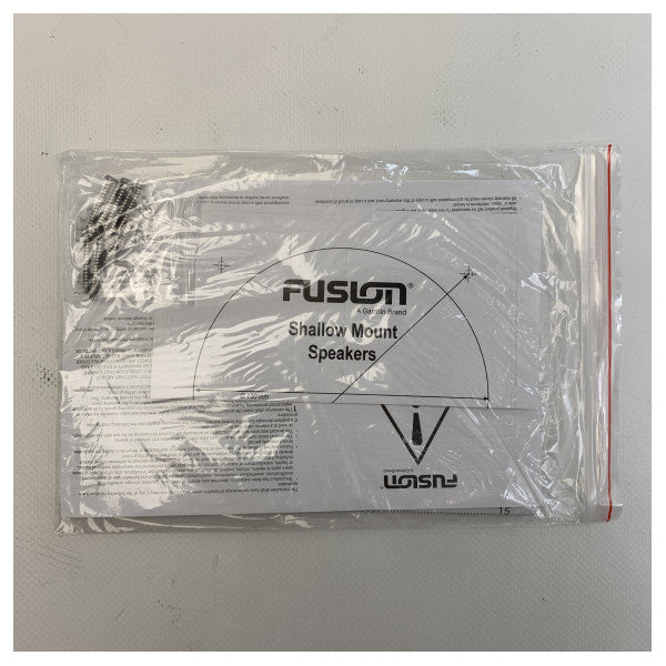 フュージョン6.5インチシャローマウントスピーカーブラック100W - 010-02263-11