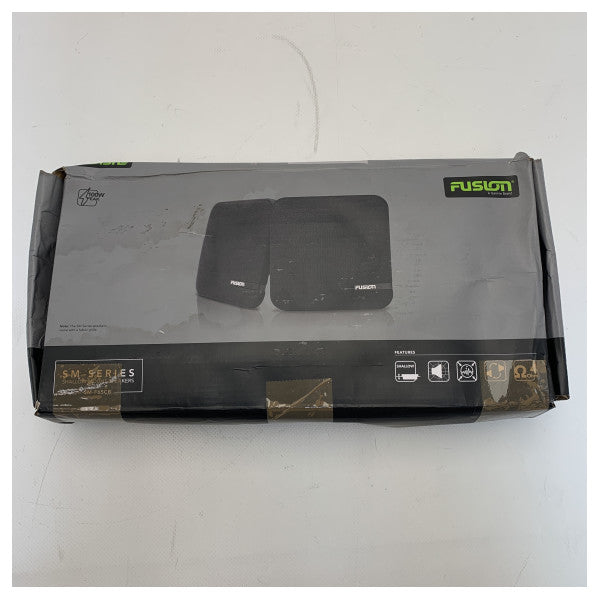 フュージョン6.5インチシャローマウントスピーカーブラック100W - 010-02263-11