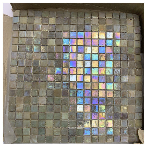 High-Quality Iridescent Glass Mosaic Tiles for Marine Walls and Floors – Waterproof, Corrosion-Resistant, Easy Installation