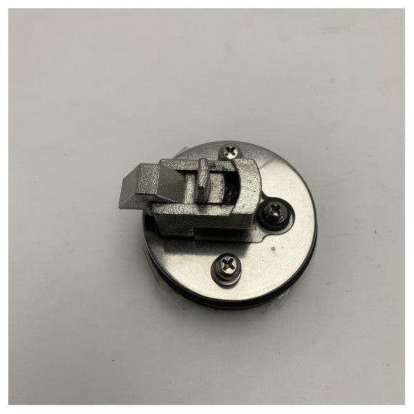 Osculati innfelt dekkluke-lås i rustfritt stål med lås - 38.152.08