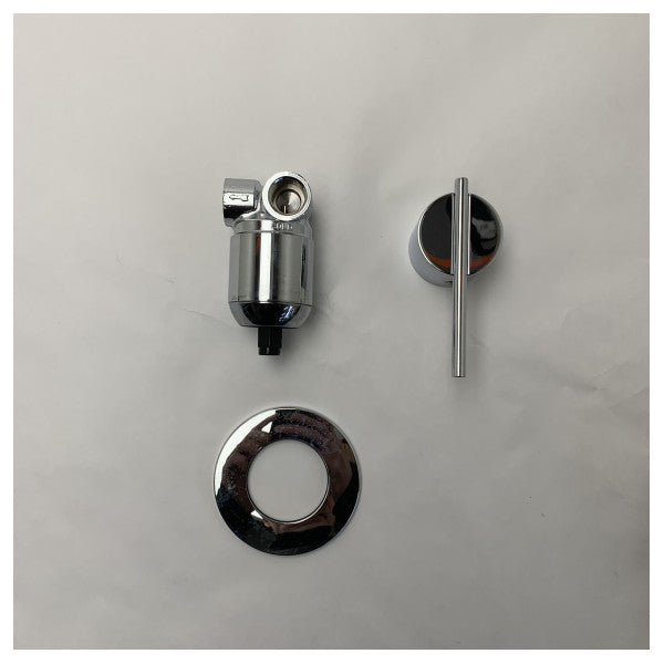 Zucchetti Marine-Duschmischer-Set mit SPIN ZX300P Chrom