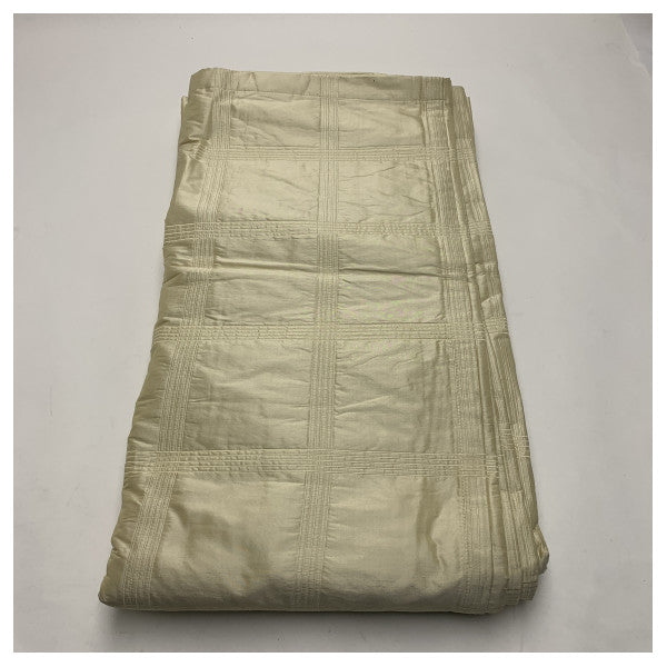 Zuzu Tete 229828 διπλό κάλυμμα κρεβατιού με κομψή υφή ανοιχτό μπεζ