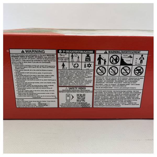 Jobe Hotseat 1 1人用牽引式ファンチューブ - 230120008