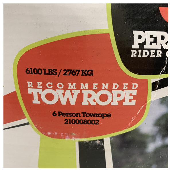 ジョベ・チャーター5 5人乗り牽引式ファンチューブ レッド|イエロー - 230515002