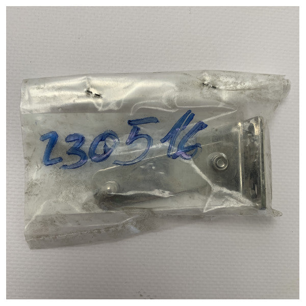 Dörrstopp i rostfritt stål för våta miljöer - korrosionsbeständigt dörrstopp för badrum och marin användning