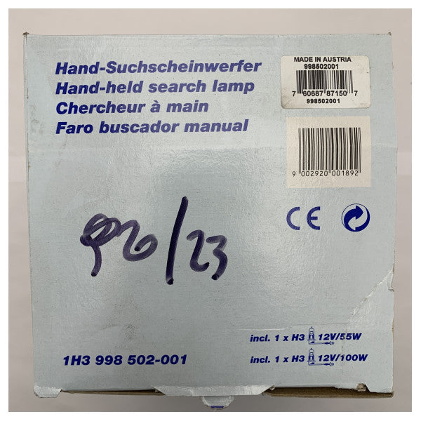 Hella Marine HM8502 998 502-001 lampe de recherche portative à design compact.