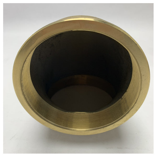Guidi Brass 5 Inch 90 Degree Elbow Fitting Rosca Fêmea-Fêmea Resistente à Corrosão Grau Marinho - 0090#100014