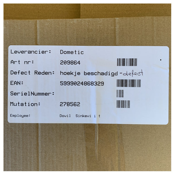 Dometic KX40G Boîte de refroidissement à absorption 40L - 12V/230V/Gaz - Pour bateau et camping - 9600028410