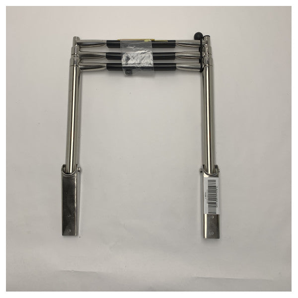 Échelle de bain pliante en acier inoxydable Vetus SLT3A - Échelle de bordage télescopique à 3 marches