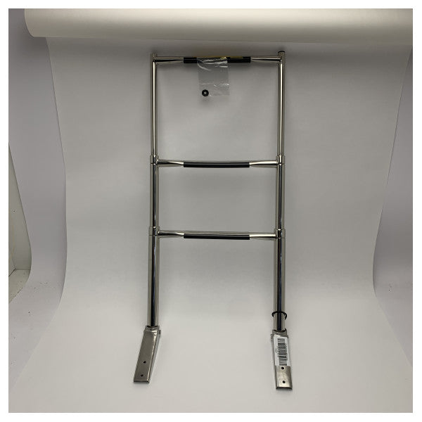 Échelle de bain pliante en acier inoxydable Vetus SLT3A - Échelle de bordage télescopique à 3 marches