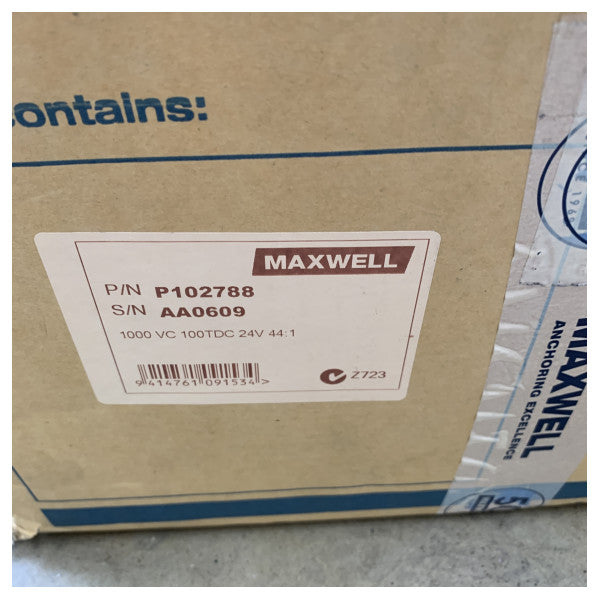 Maxwell rustfritt stål 100TDC capstan dekk enhet med girkasse - P102788