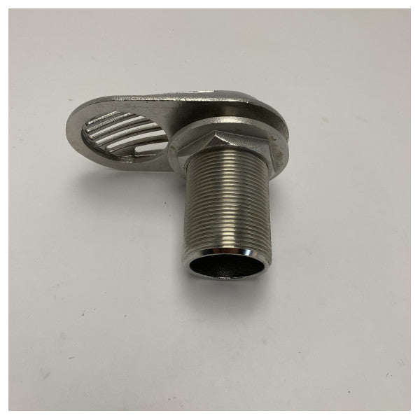 Filtro de água de concha de barco Vetus Brass 1 1/2 polegadas - Entrada através do casco marinho para barcos e iates