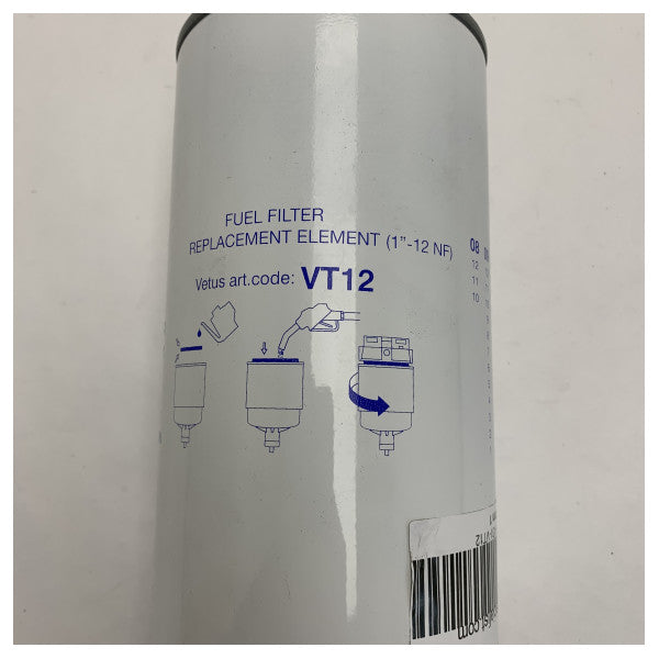 عنصر استبدال فلتر الوقود في فيتوس VT12 450 حصان