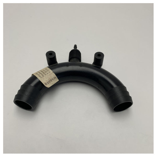 Vetus Marine Ilma Venttiili Kulma 38mm x 8mm Muovia - Veneen Ilmanvaihtoliitin Optimaaliseen Ilmavirtaan - AIRVH38U