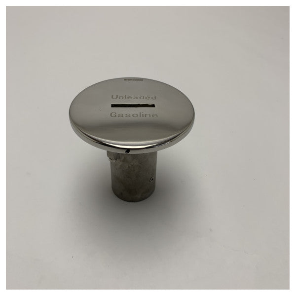 Bouchon de remplissage de carburant en acier inoxydable Vetus 38 mm pour essence sans plomb - CAPG38S