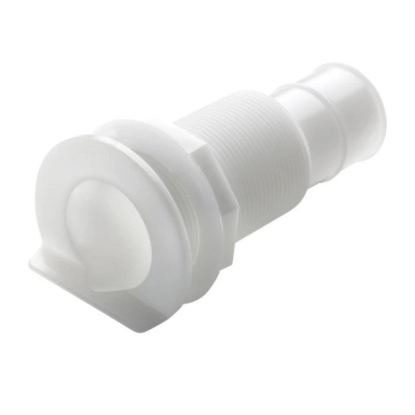 Accouplement marin Vetus THRH19L Tru-Hull avec bride en L blanche de 19 mm