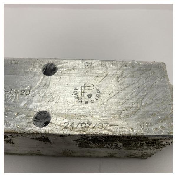 Valvola idraulica FPO-50-DX-3/8-L in acciaio inox