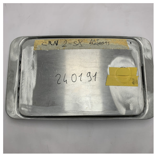 NEMO lodret konveks adgangsluge i aluminium af høj kvalitet til marineapplikationer - 376 x 680 mm